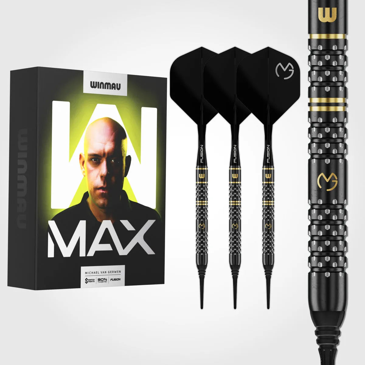Winmau MvG W-Max 90% Tungsten Soft Tip Darts