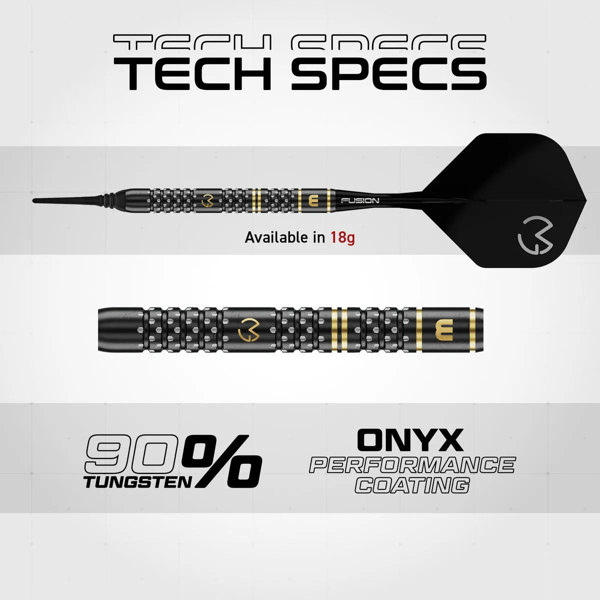 Winmau MvG W-Max 90% Tungsten Soft Tip Darts