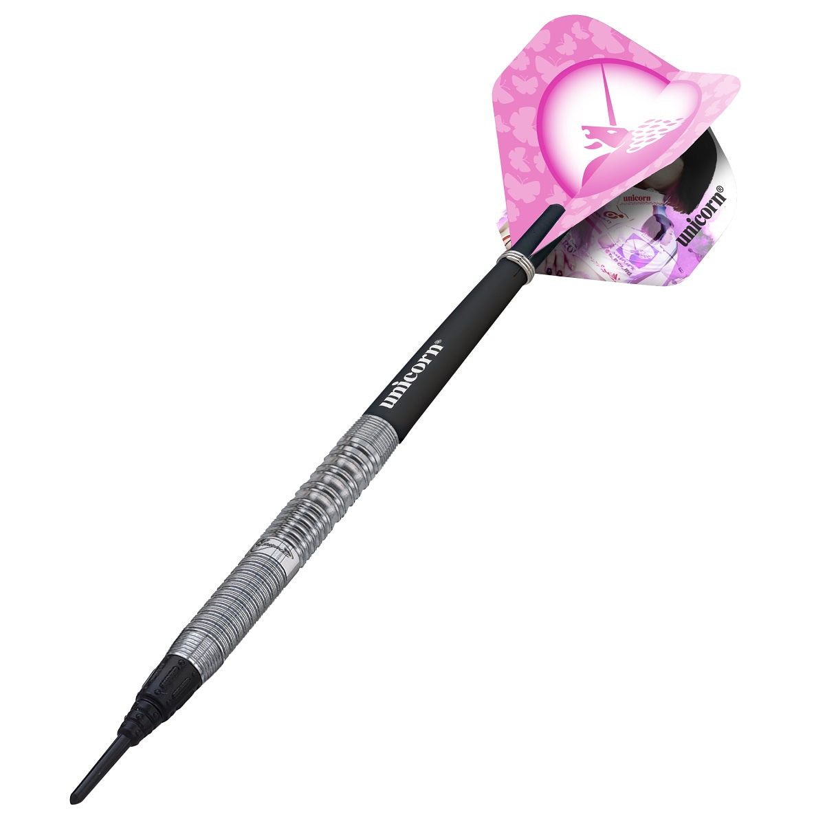 Kasumi Sato 70% Tungsten Contender Soft Tip darts by Unicorn - view 2