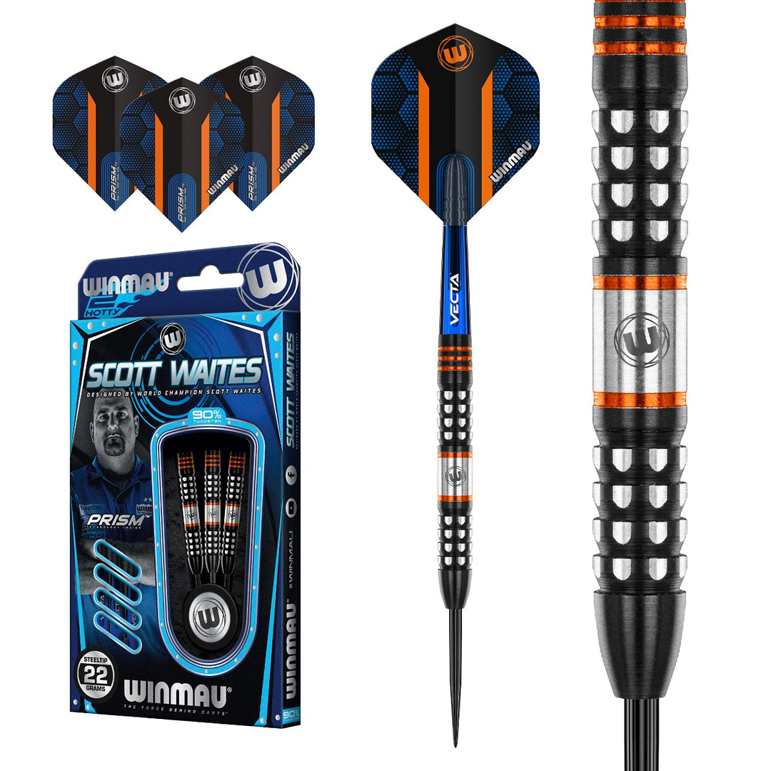Scott Waites 90% Tungsten Steel Tip Darts by Winmau - The Darts Shop