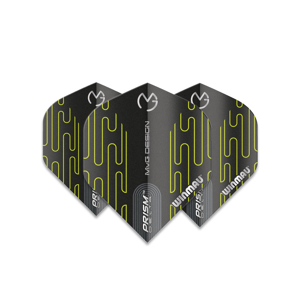 Winmau Prism Alpha Michael van Gerwen MvG Extra Thick Dart Flights - view 3