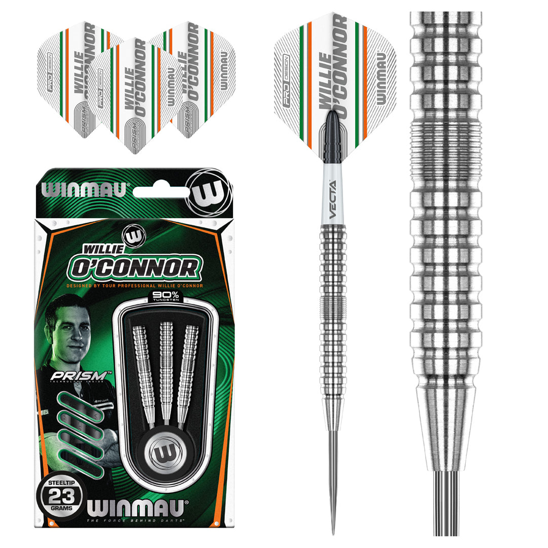 Willie O'Connor 90% Tungsten Steel Tip Darts by Winmau - The Darts Shop