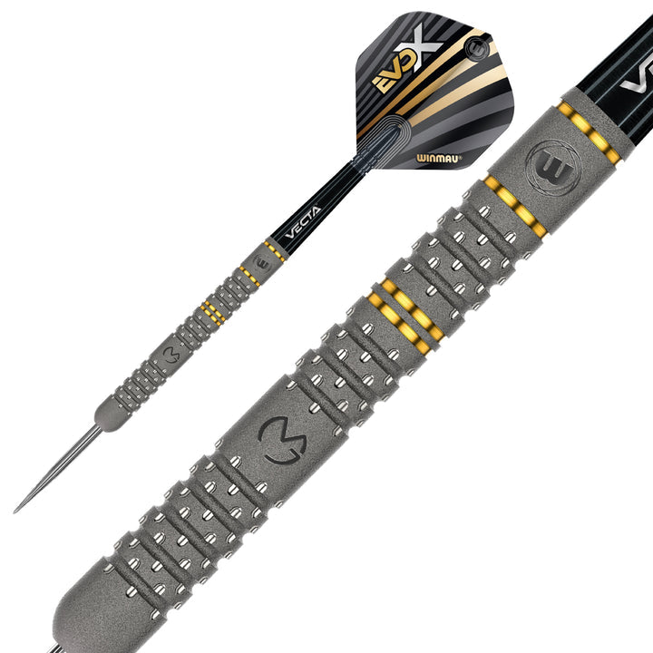 Michael van Gerwen MvG Evo X 90% Tungsten Steel Tip Darts by Winmau - The Darts Shop