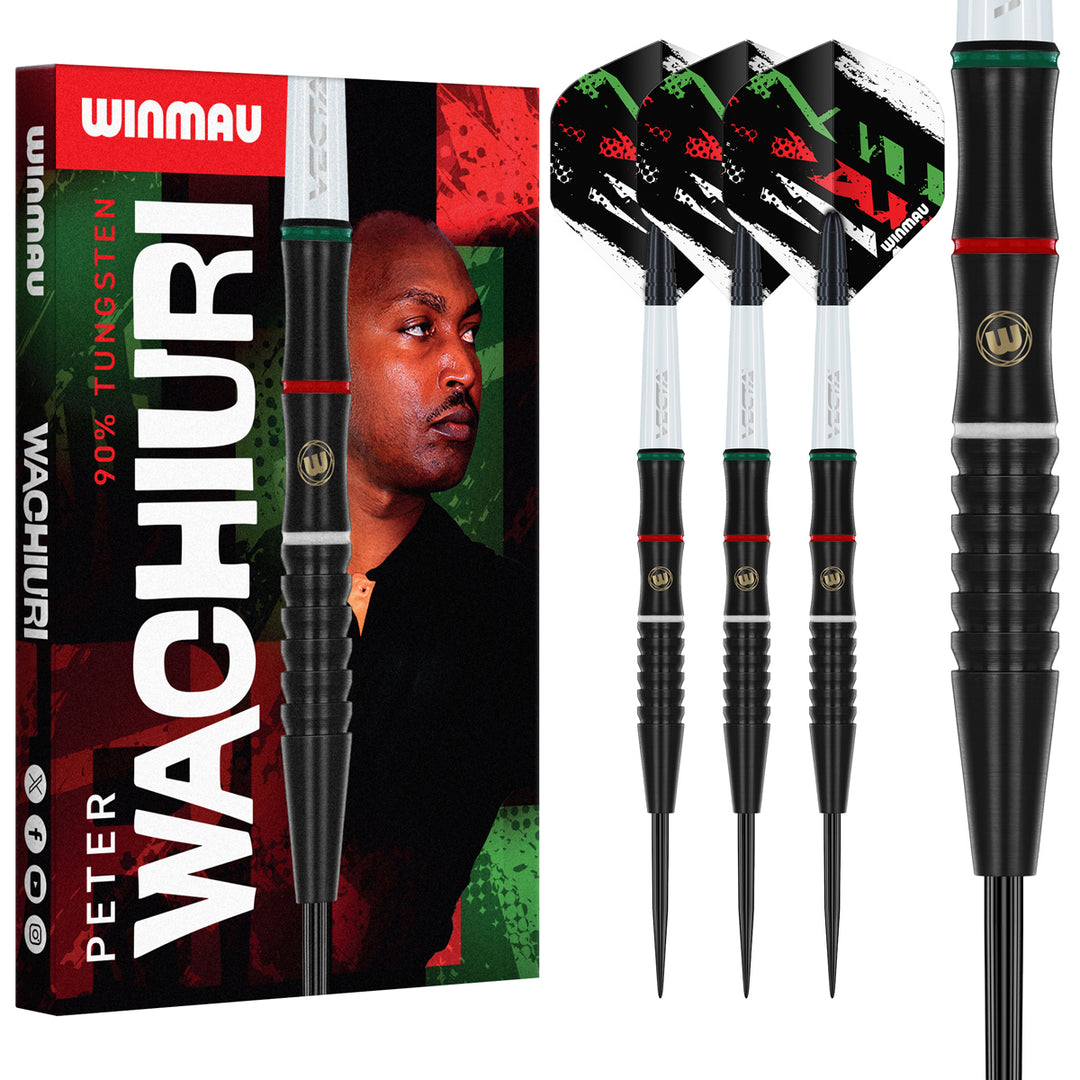 Winmau Peter Wachiuri 90% Tungsten Steel Tip Darts - The Darts Shop