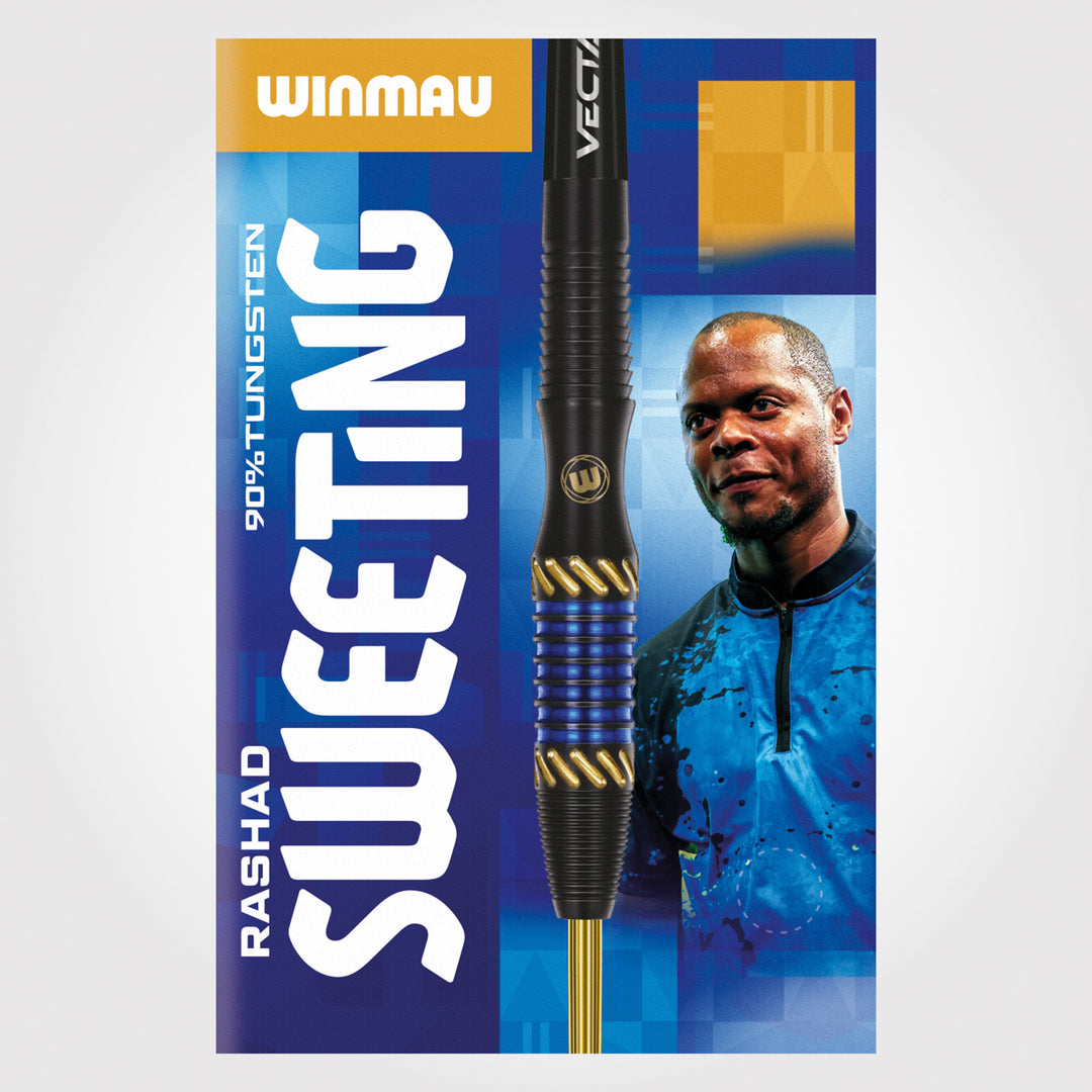Winmau Rashad Sweeting 90% Tungsten Steel Tip Darts - The Darts Shop