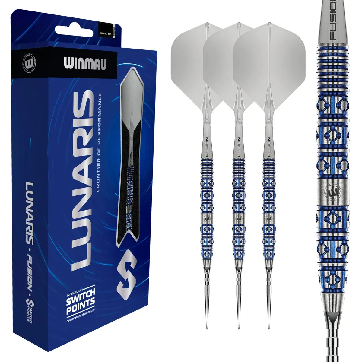 Winmau Lunaris Tapered SP 90% Tungsten Steel Tip Darts