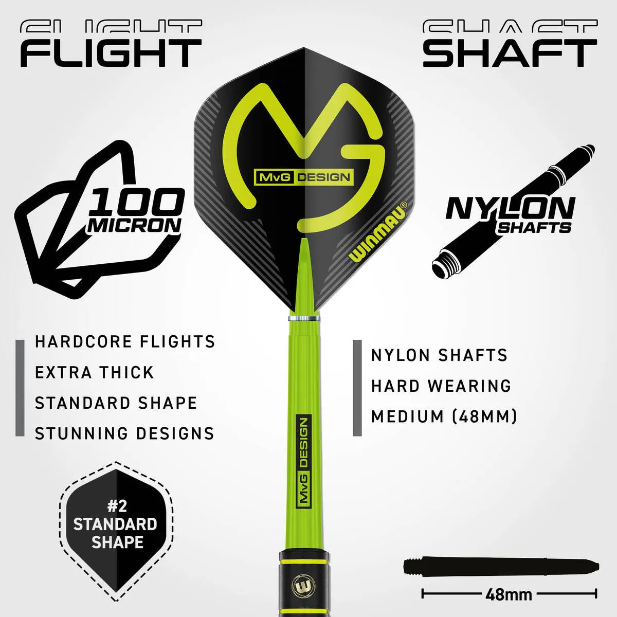 Winmau MvG SE Brass Steel Tip Darts