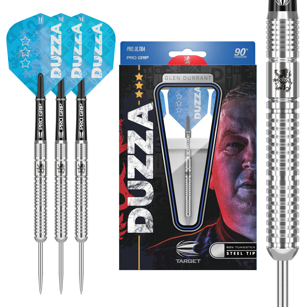 Glen Durrant 90% Tungsten Steel Tip Darts by Target - The Darts Shop