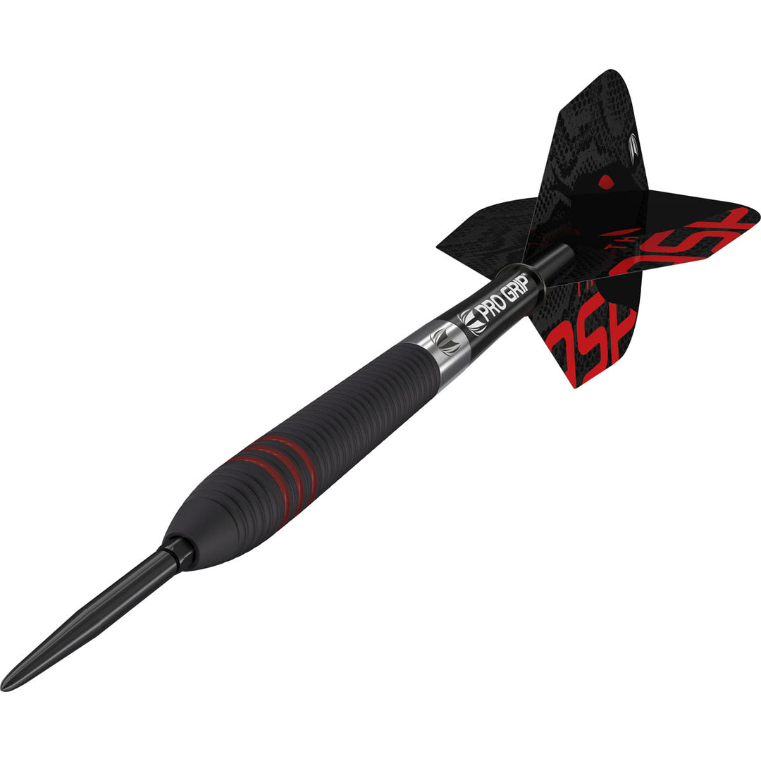 Nathan Aspinall 80% Black Swiss Point Steel Tip Darts by Target - The Darts Shop