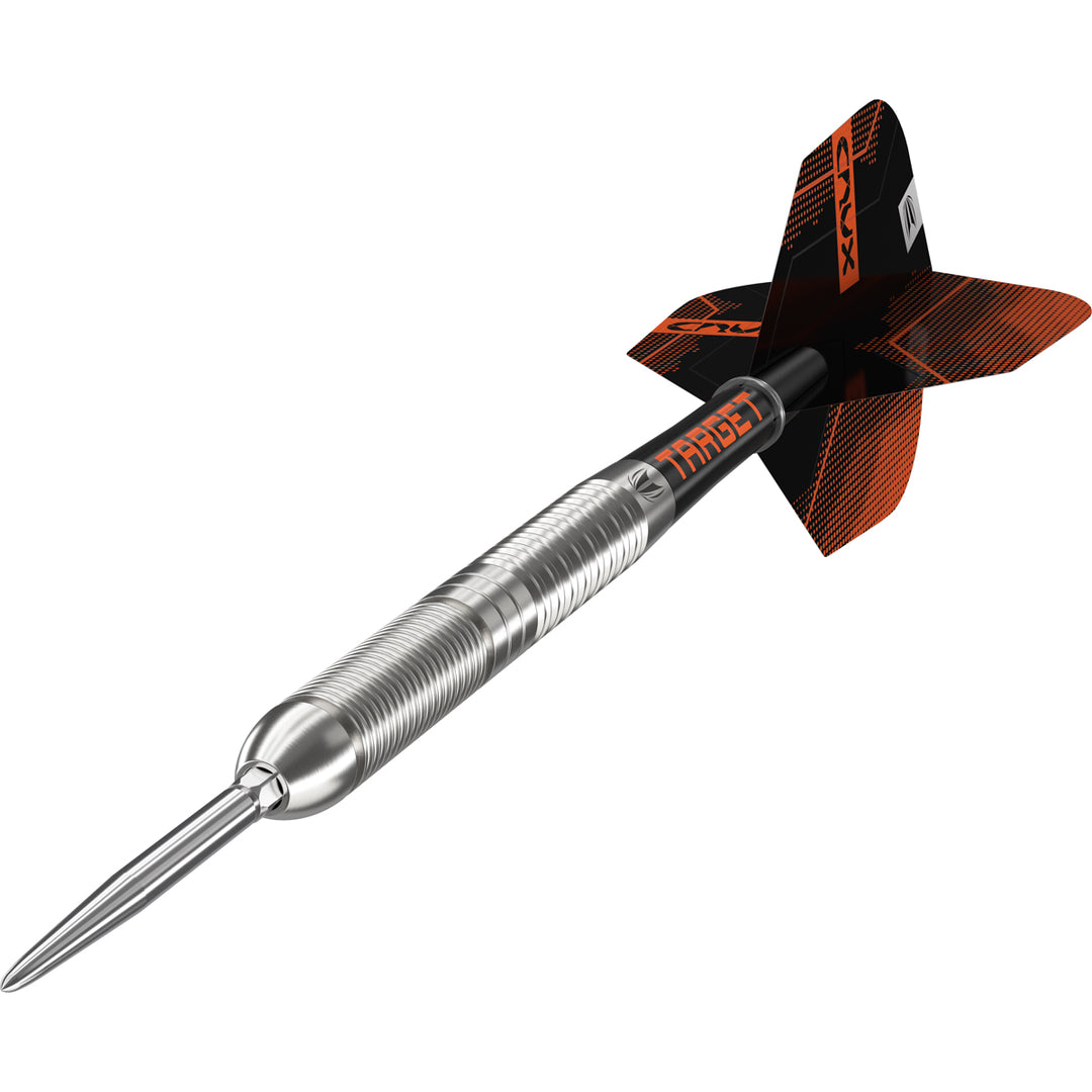 Crux 01 90% Tungsten Swiss Point Steel Tip Darts by Target - The Darts Shop