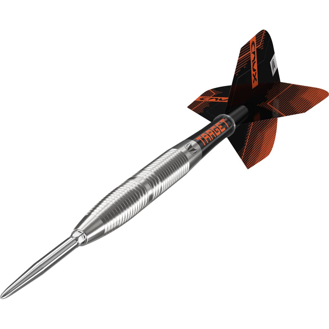 Crux 02 90% Tungsten Swiss Point Steel Tip Darts by Target - The Darts Shop