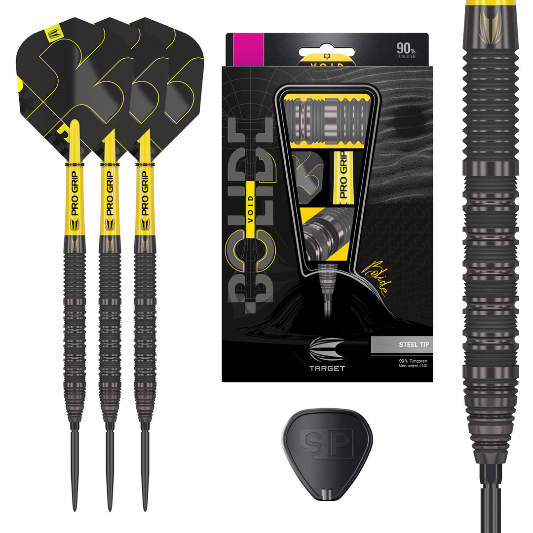Bolide Void 01 90% Tungsten SP Steel Tip Darts by Target - The Darts Shop