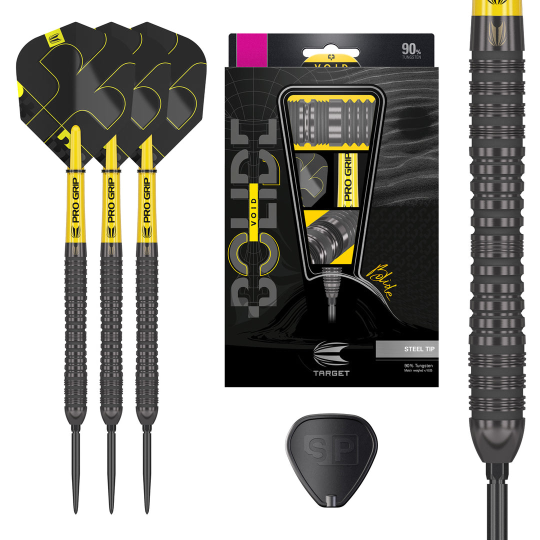 Bolide Void 04 90% Tungsten SP Steel Tip Darts by Target - The Darts Shop