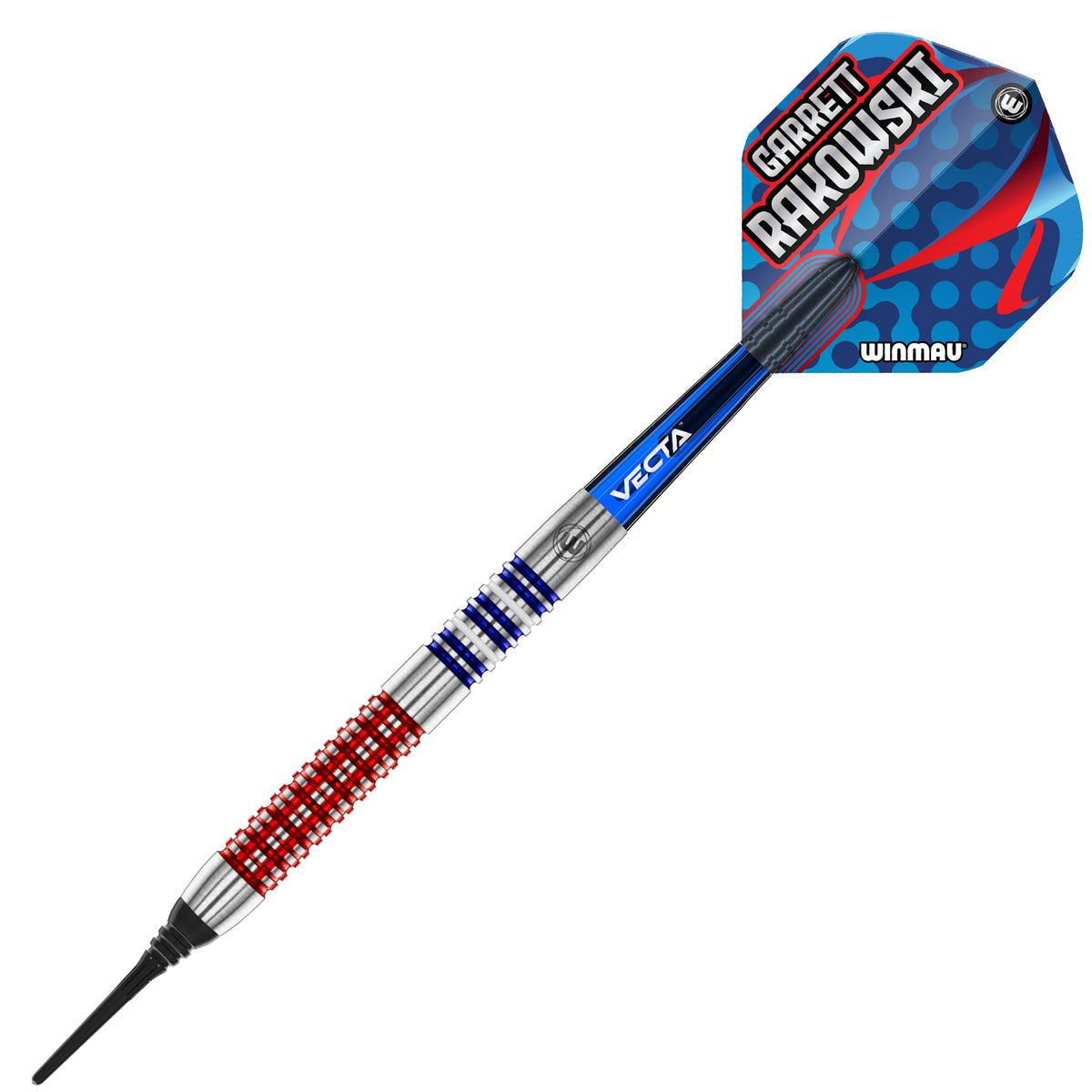 Garrett Rakowski 90% Tungsten Soft Tip Darts by Winmau - view 4