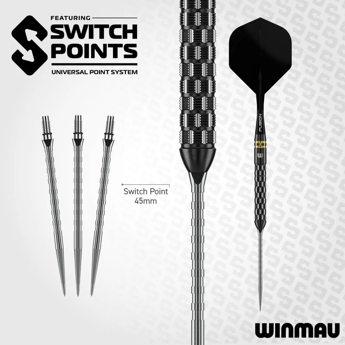 Winmau Gian van Veen TS-PRO SP 90% Tungsten Steel Tip Darts