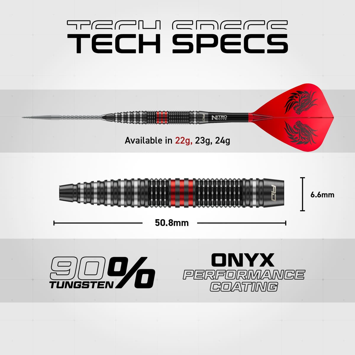 Red Dragon Jonny Clayton RD-PRO SP 90% Tungsten Steel Tip Darts