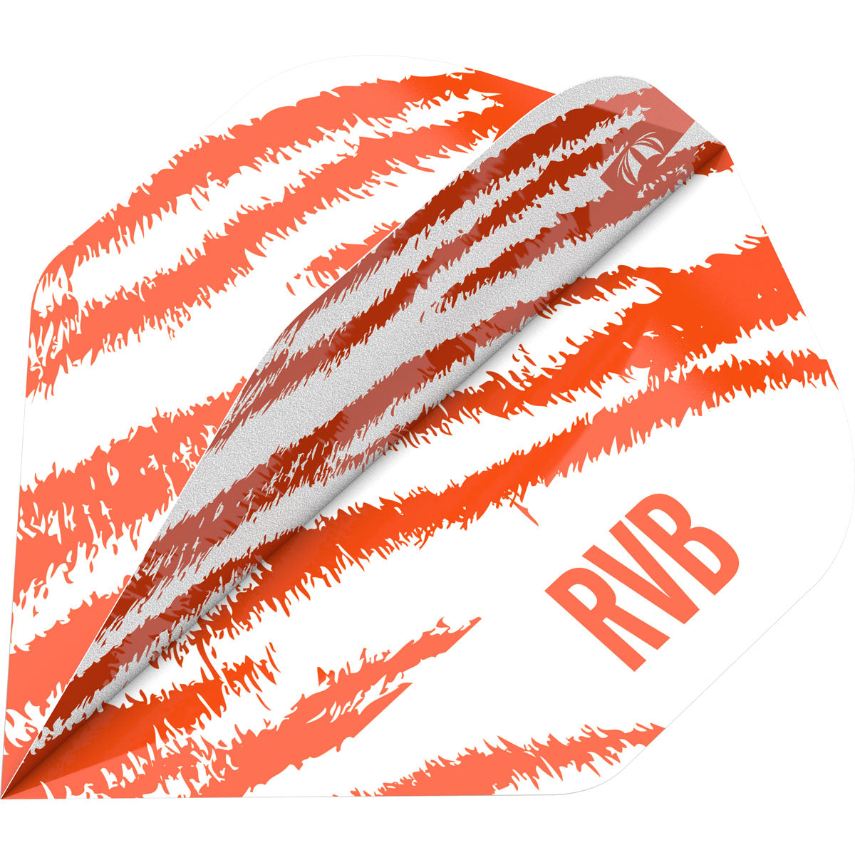Raymond Van Barneveld RVB Brass Pro.Ultra No2 White Dart Flights by Target - view 2