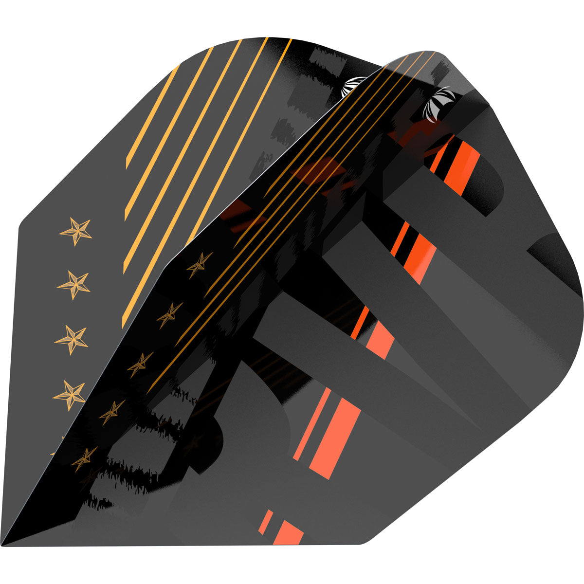Raymond Van Barneveld 80% Black No6 Dart Flights by Target - view 2