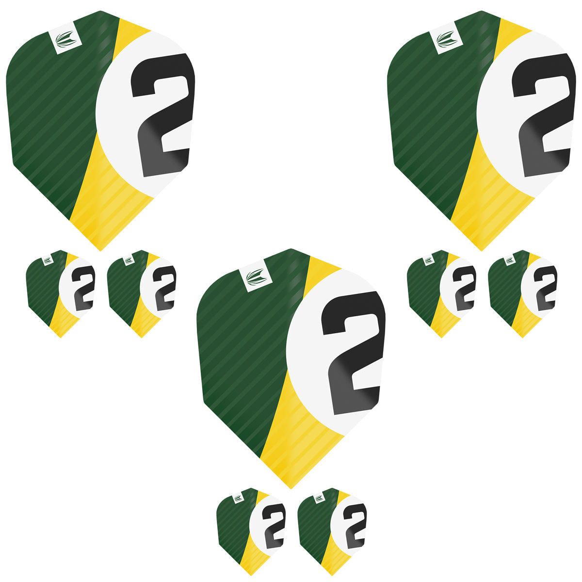 Chicane Pro.Ultra Green No6 Dart Flights by Target - view 2