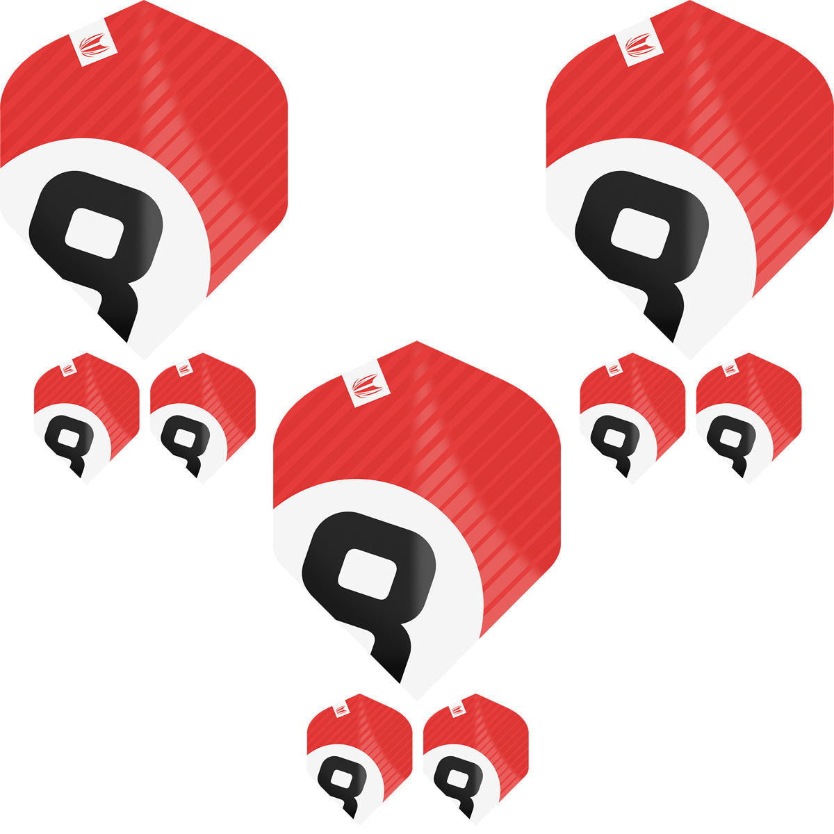 Chicane Pro.Ultra Red No2 Dart Flights by Target - view 2