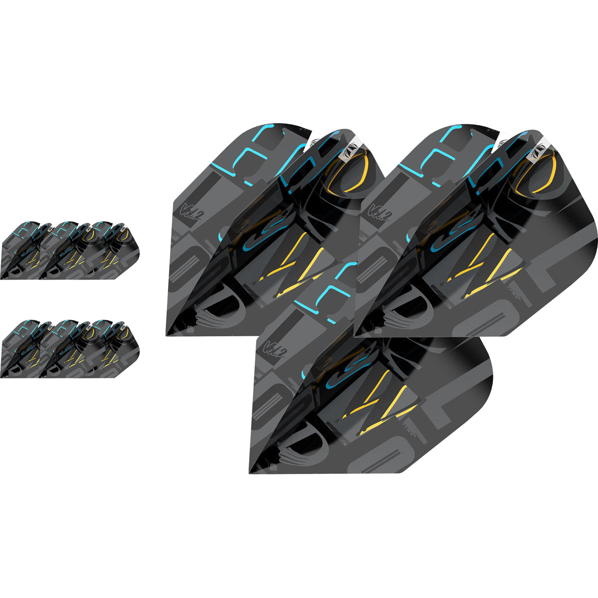 3 x Sets Chris Dobey G1 Pro.Ultra No.6 Flights by Target - view 3