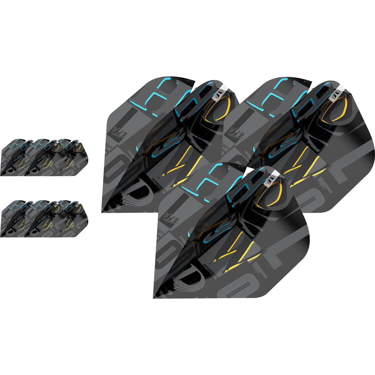 3 x Sets Chris Dobey G1 Pro.Ultra No.2 Flights by Target - view 3