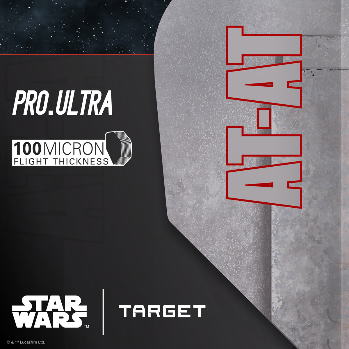 STAR WARS™ | TARGET AT-AT Pro Ultra No6 Dart Flights - view 2