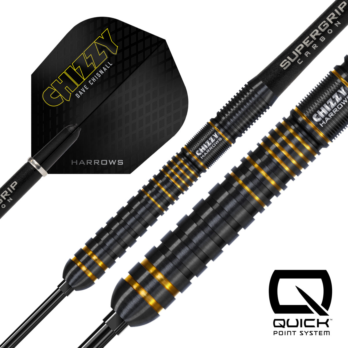 Harrows Dave Chisnall Chizzy Series 3 90% Tungsten QP Steel Tip Darts - view 3