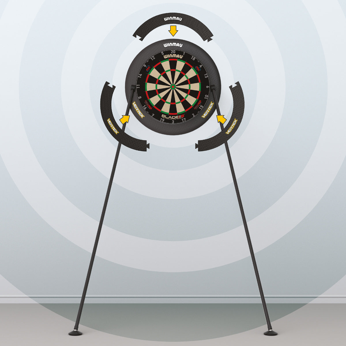 Vertex Dartboard Stand by Winmau - view 3