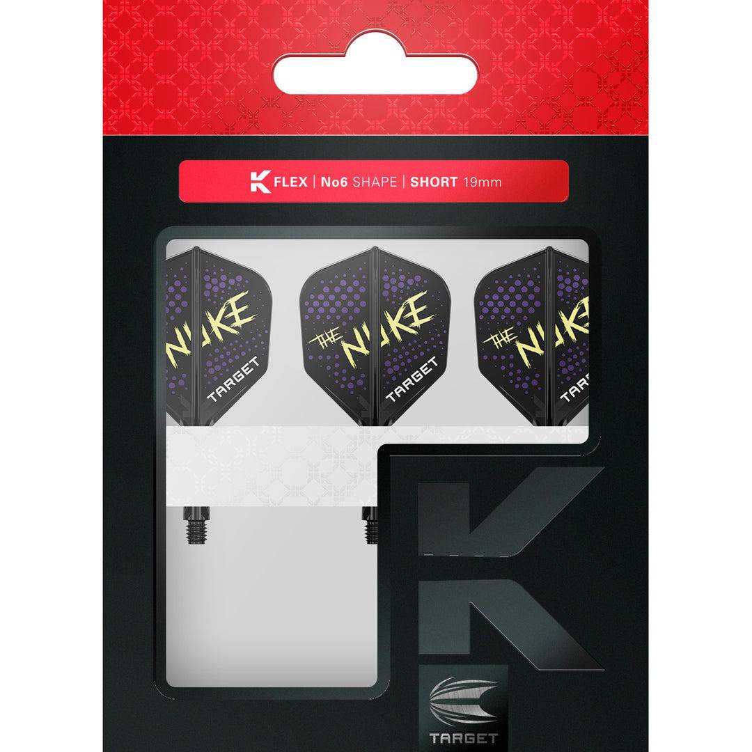 Luke 'The Nuke' Littler K-Flex One Piece Flights by Target No6 - The Darts Shop