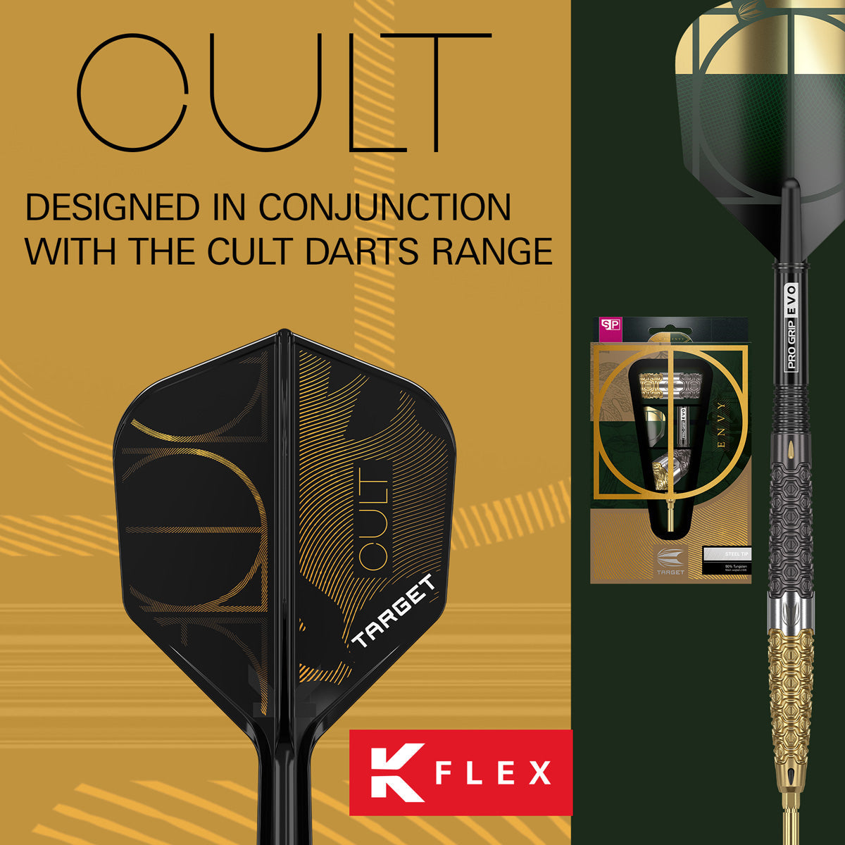 Target K-Flex Cult No6 One Piece Dart Flights - view 3