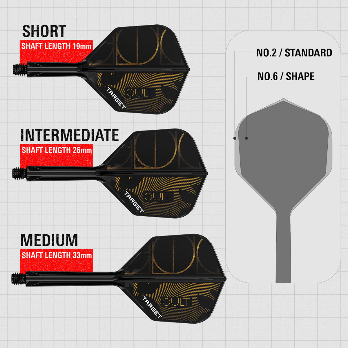 Target K-Flex Cult No6 One Piece Dart Flights - view 4