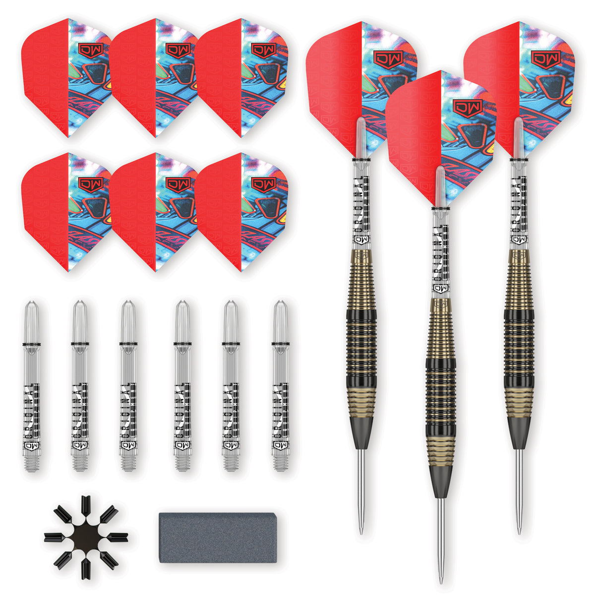 Flashback Brass Steel Tip Darts by DW - view 5