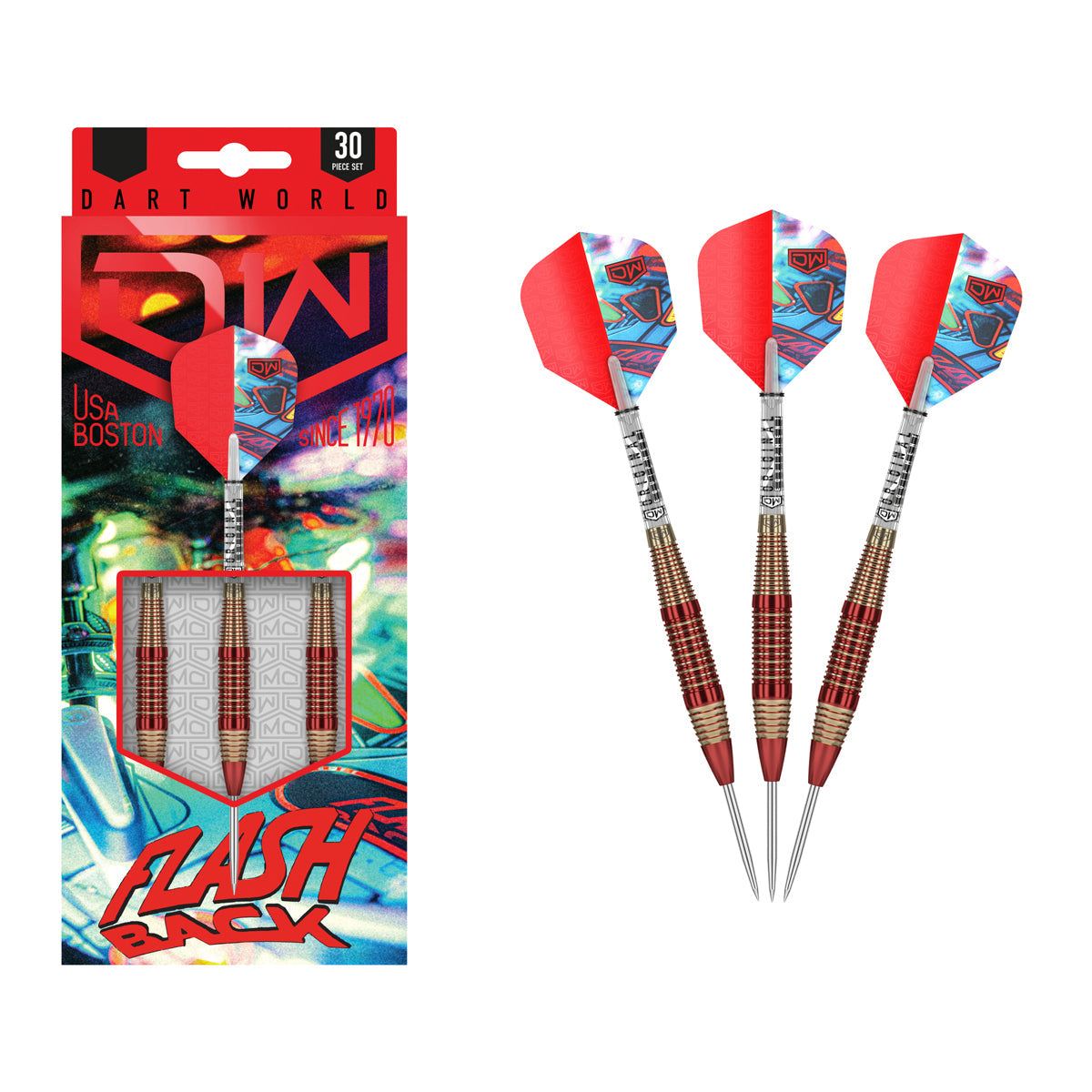 Flashback Brass Steel Tip Darts by DW - view 10