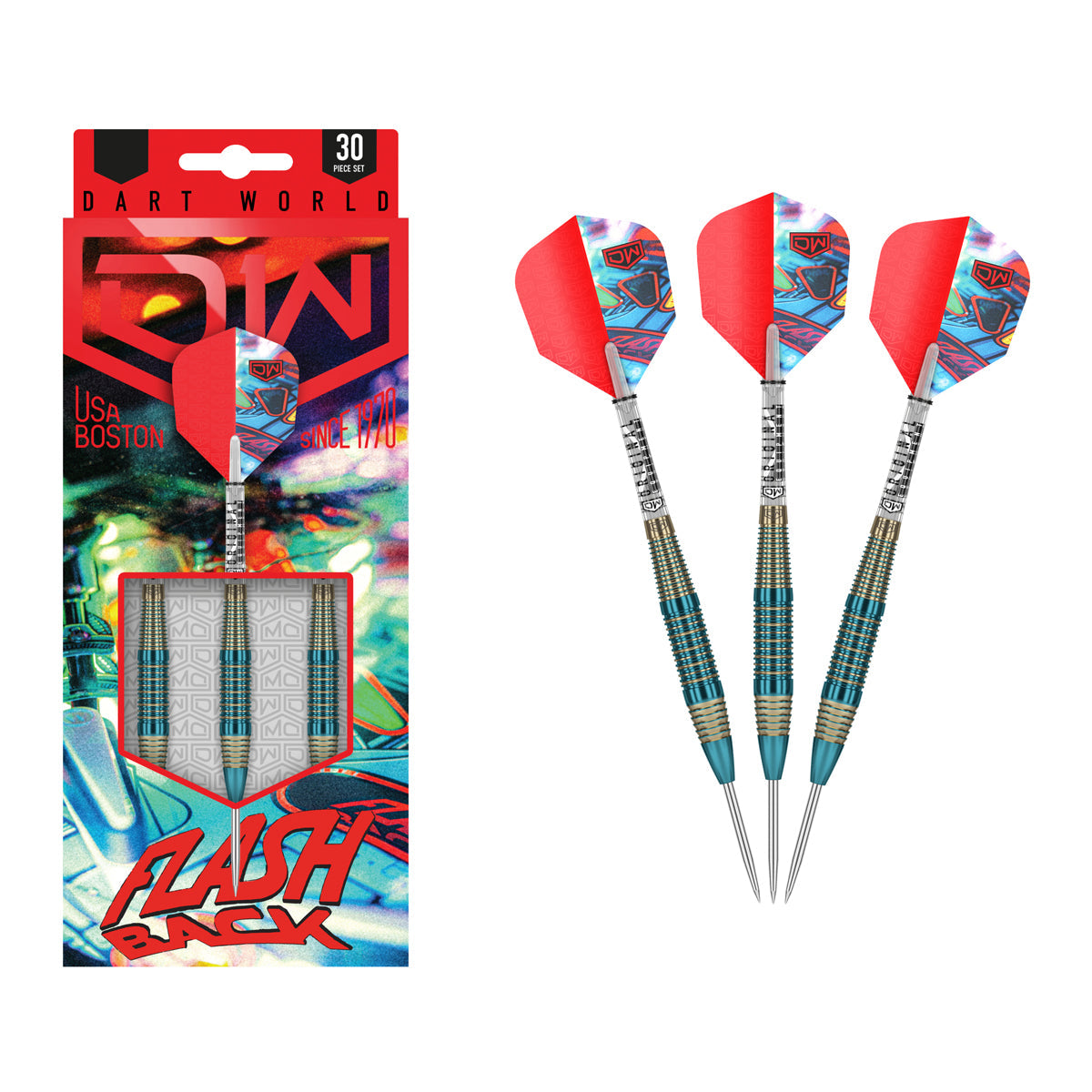 Flashback Brass Steel Tip Darts by DW - view 6
