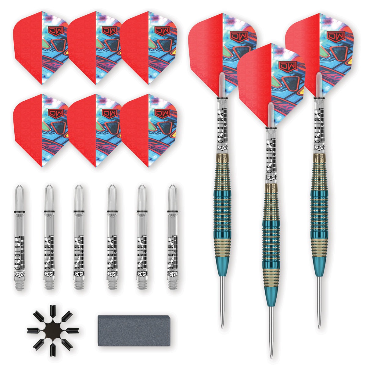 Flashback Brass Steel Tip Darts by DW - view 9