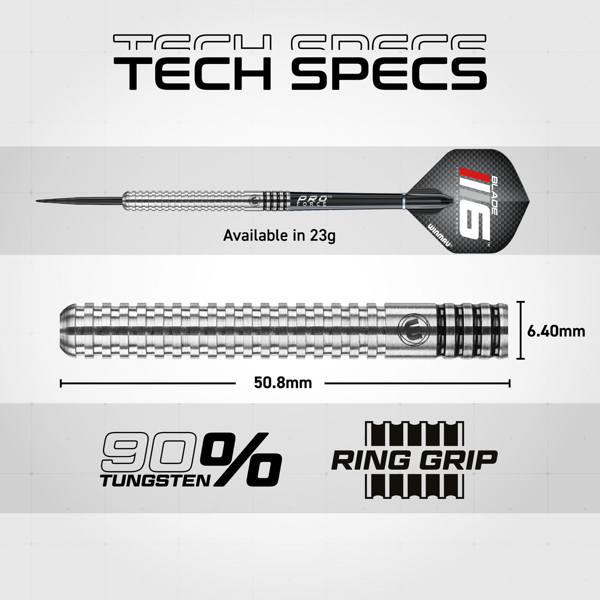Winmau Blade 6 Triple Core Dartboard & Surround Bundle - view 8