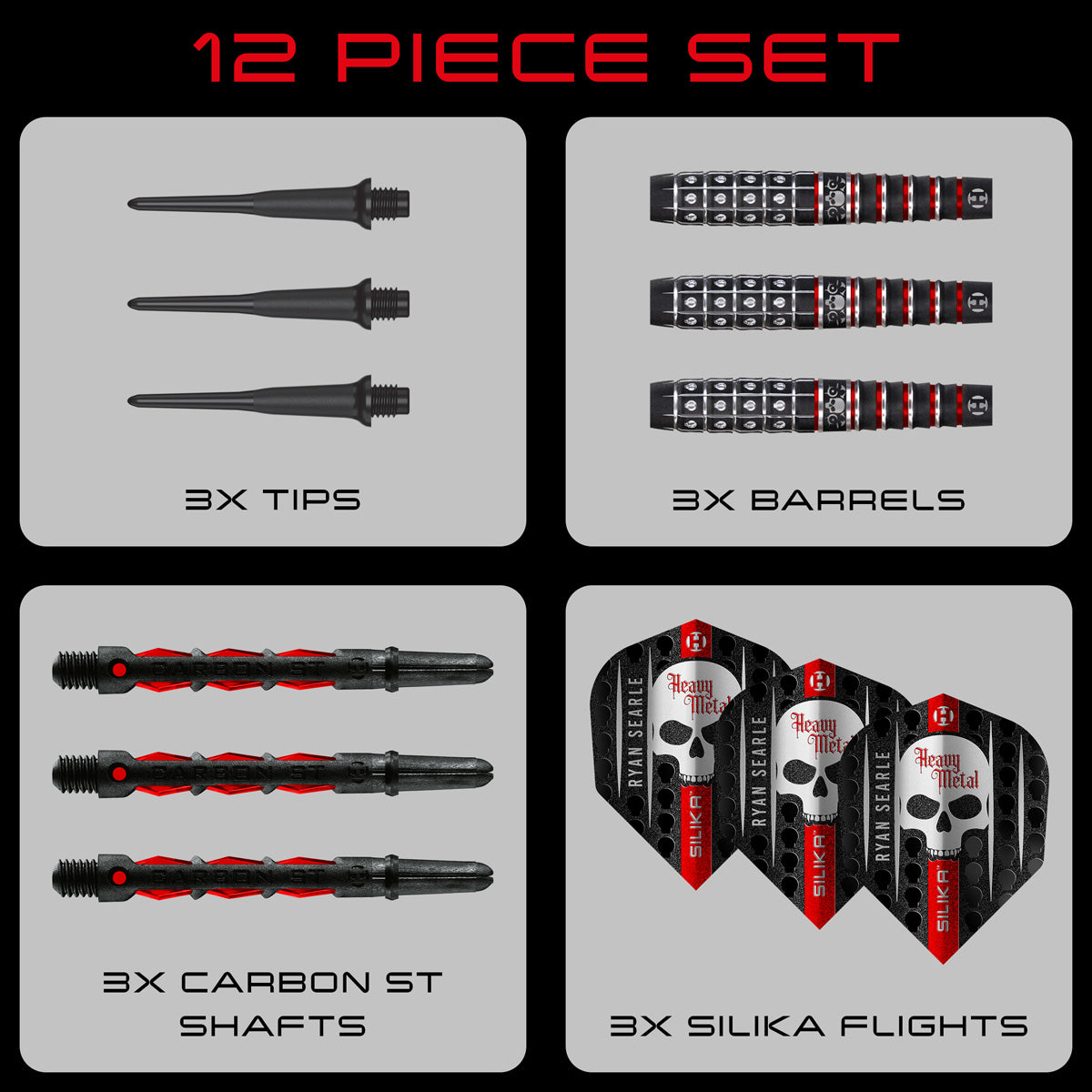Harrows Ryan Searle Series 3 90% Tungsten Soft Tip Darts - view 5