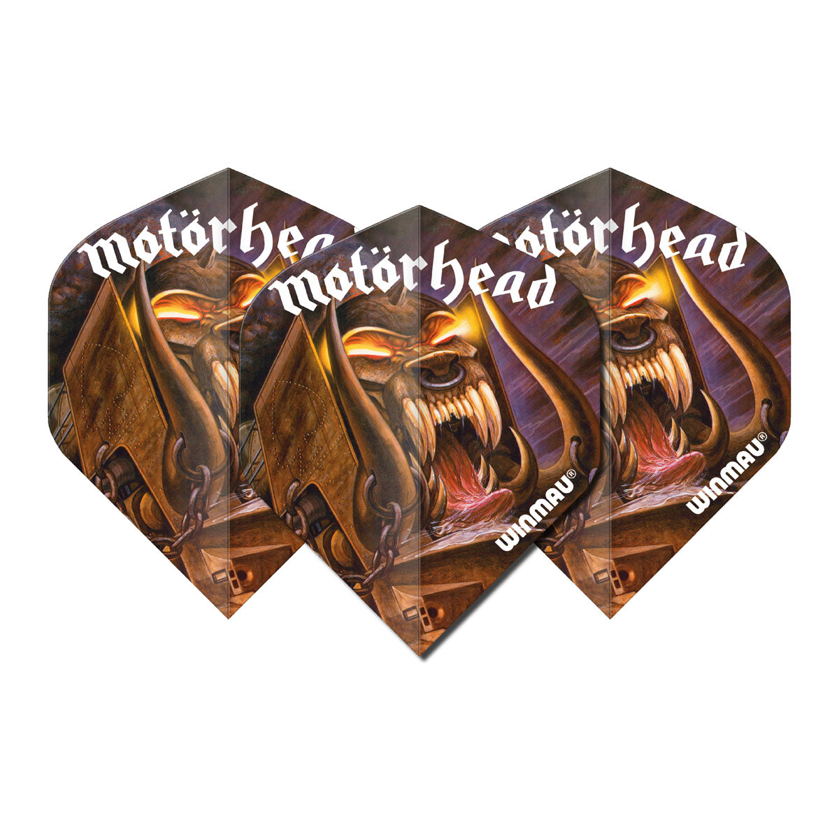 Motorhead - Orgasmatron 100 micron Standard Dart Flights by Winmau - view 2
