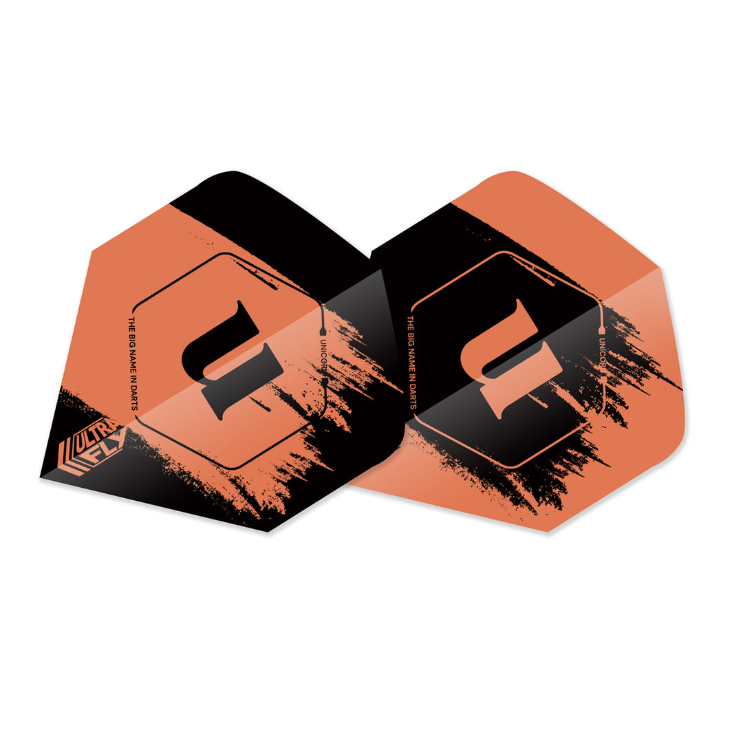 Ultrafly BW Team Unicorn Orange Dart Flights by Unicorn - The Darts Shop