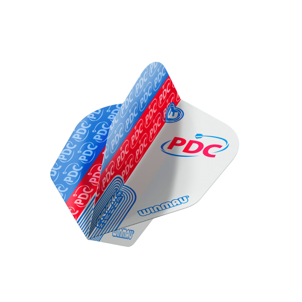 Prism Zeta PDC Red, Blue & White No6 Dart Flights by Winmau - view 3