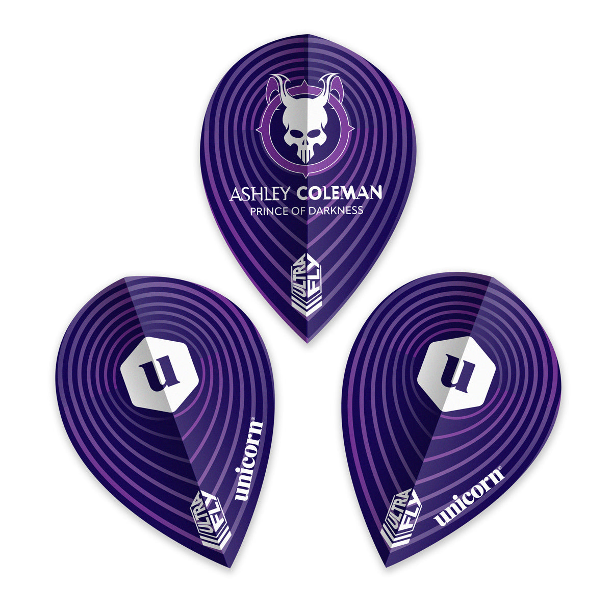 Ashley Coleman Ultrafly Pear Dart Flights by Unicorn - view 2