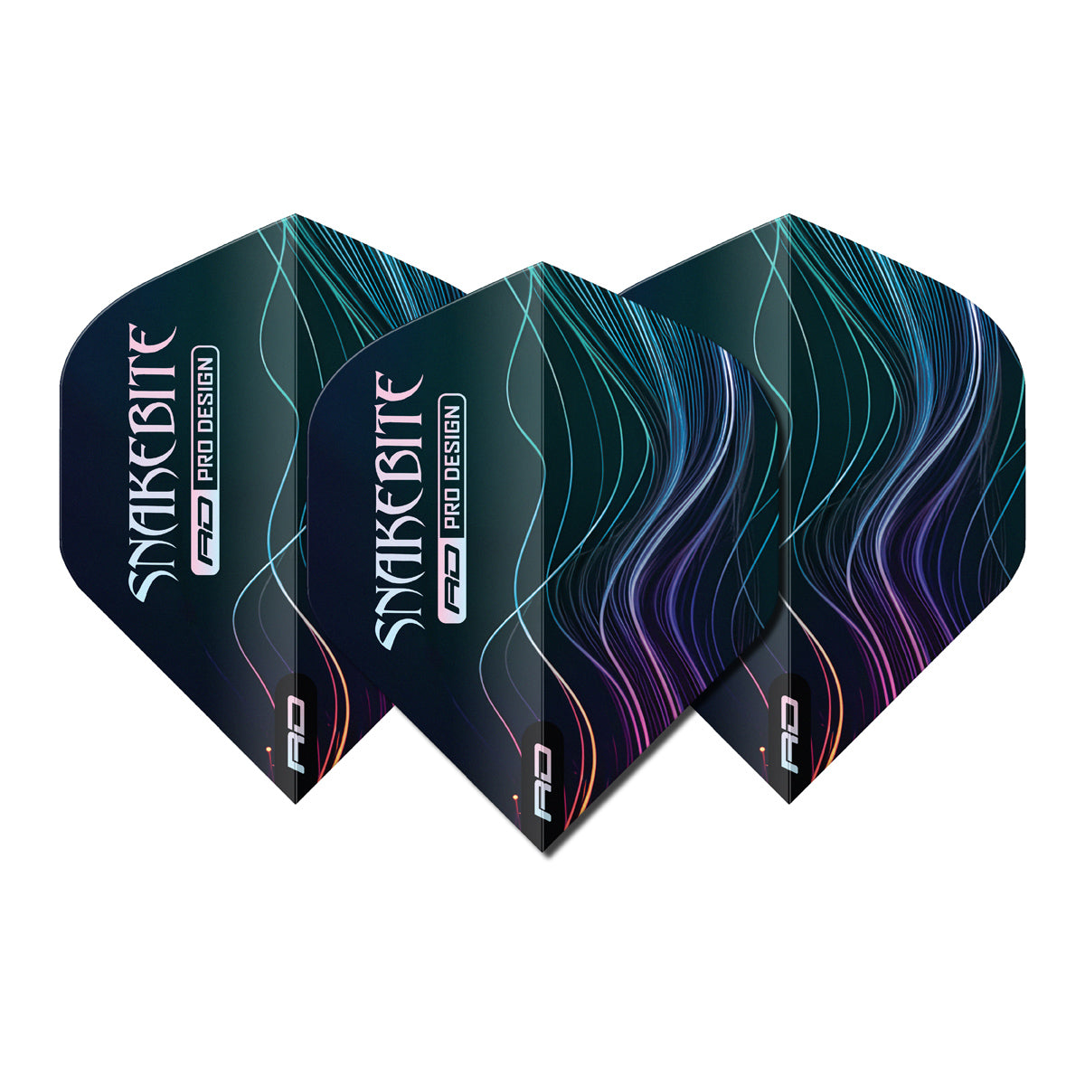 Peter Wright Multi Hardcore Premium No2 Dart Flights by Red Dragon - view 2