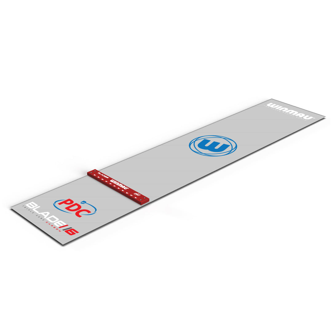 Clearzone PVC Dart Mat with Integrated Oche by Winmau - The Darts Shop