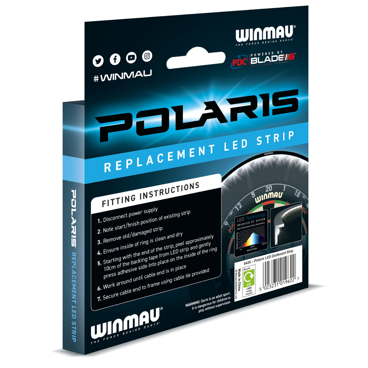 Polaris LED Replacement Light Pack by Winmau - view 2