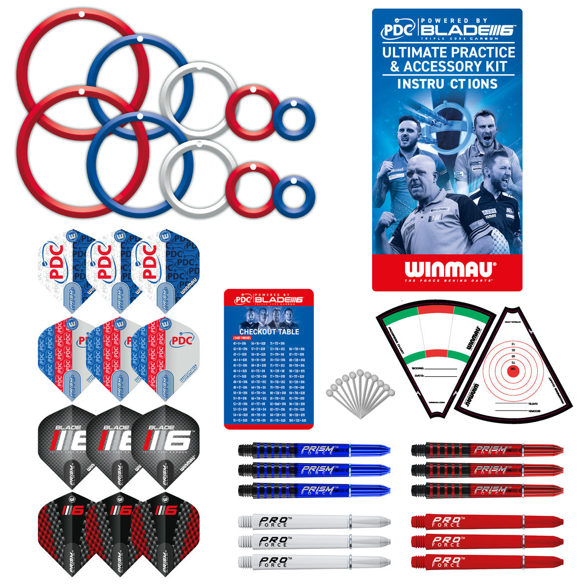PDC Ultimate Practice & Accessory Kit by Winmau - view 2