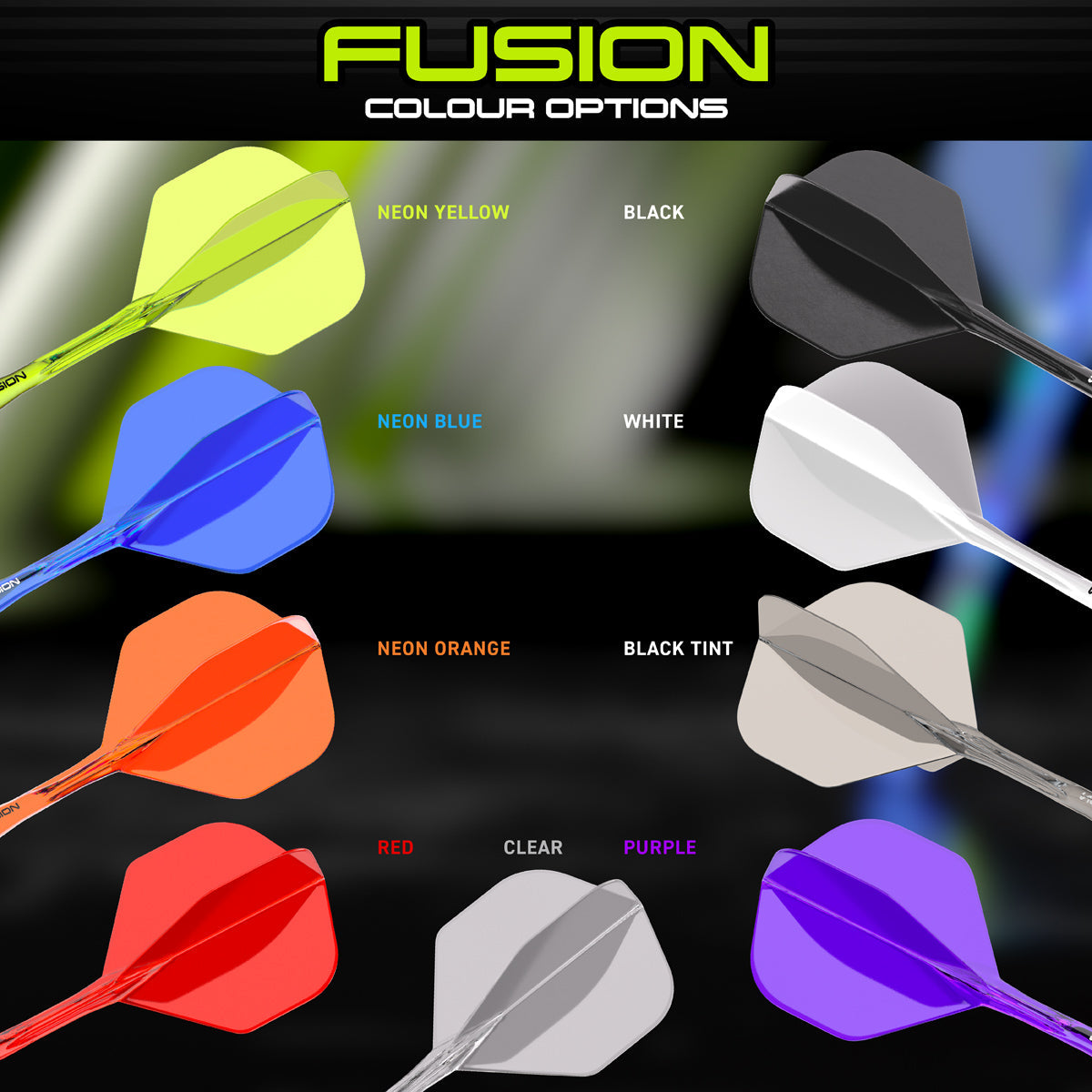 Fusion Integrated Flight & Shaft Red No2 by Winmau - view 22