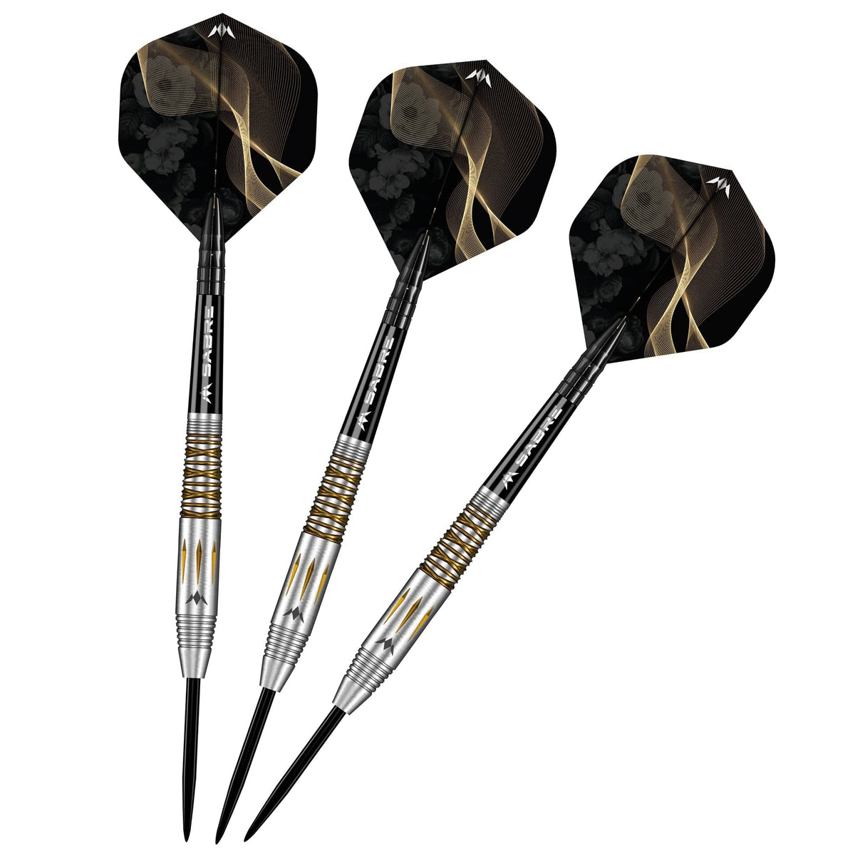*Mission Almudena Fajardo Ayuso Darts - Steel Tip - 95% Tungsten - Gold PVD Milled Silver - view 5