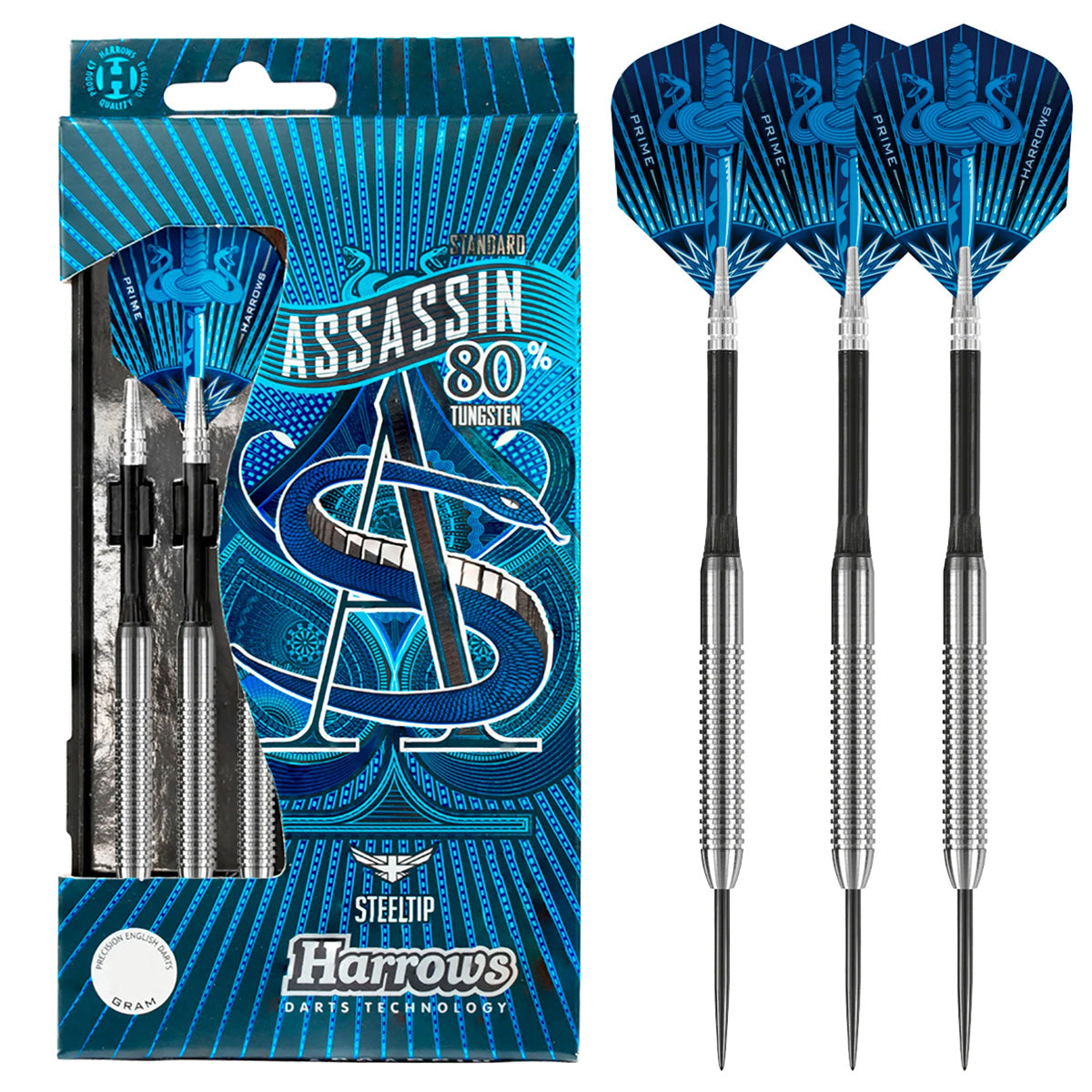 Harrows Assassin Ringed 80% Tungsten Steel Tip Darts - view 13