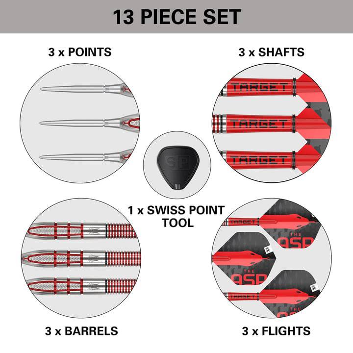 Nathan Aspinall G2 95% Tungsten Steel Tip Darts by Target - The Darts Shop